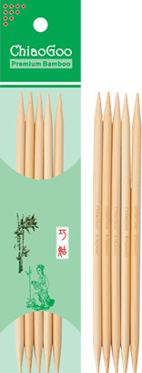 Бамбукові Bamboo Natural 13см шкарпеткові (носочні) спиці 2,0мм. арт.1015-0