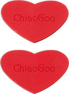 Гумові прихватки Серце ChiaoGoo (пара) арт. 2599